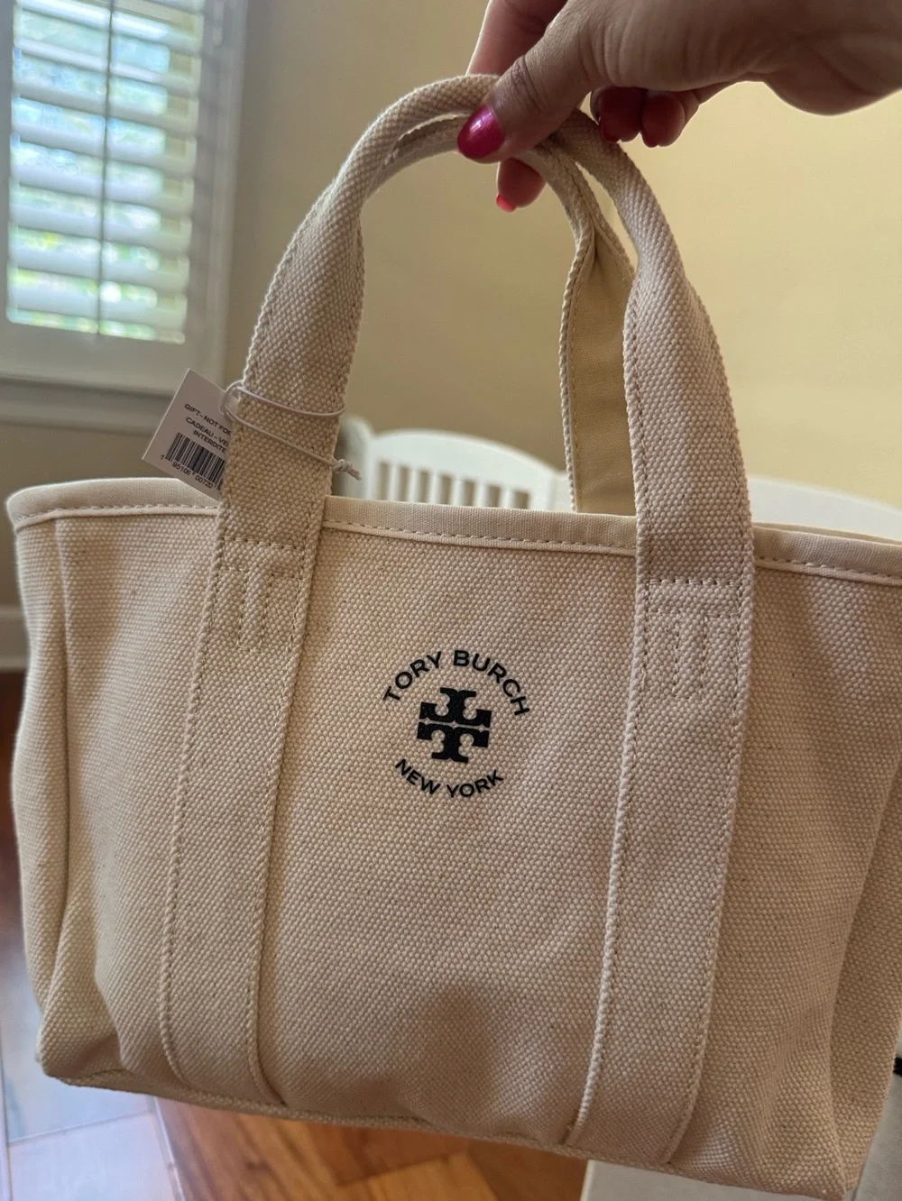Tory Burch Canvas MINI HandTote- “Gift Edition”